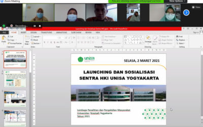 Launching dan Sosialisasi Sentra HKI UNISA Yogyakarta